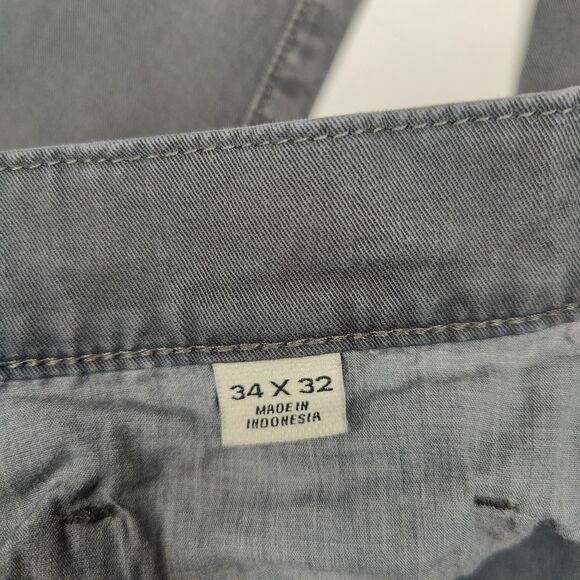 Flint and Tinder 365 Pants Mens 33x30 Navy Blue Washed Tapered Fit Huckberry - Picture 6 of 7